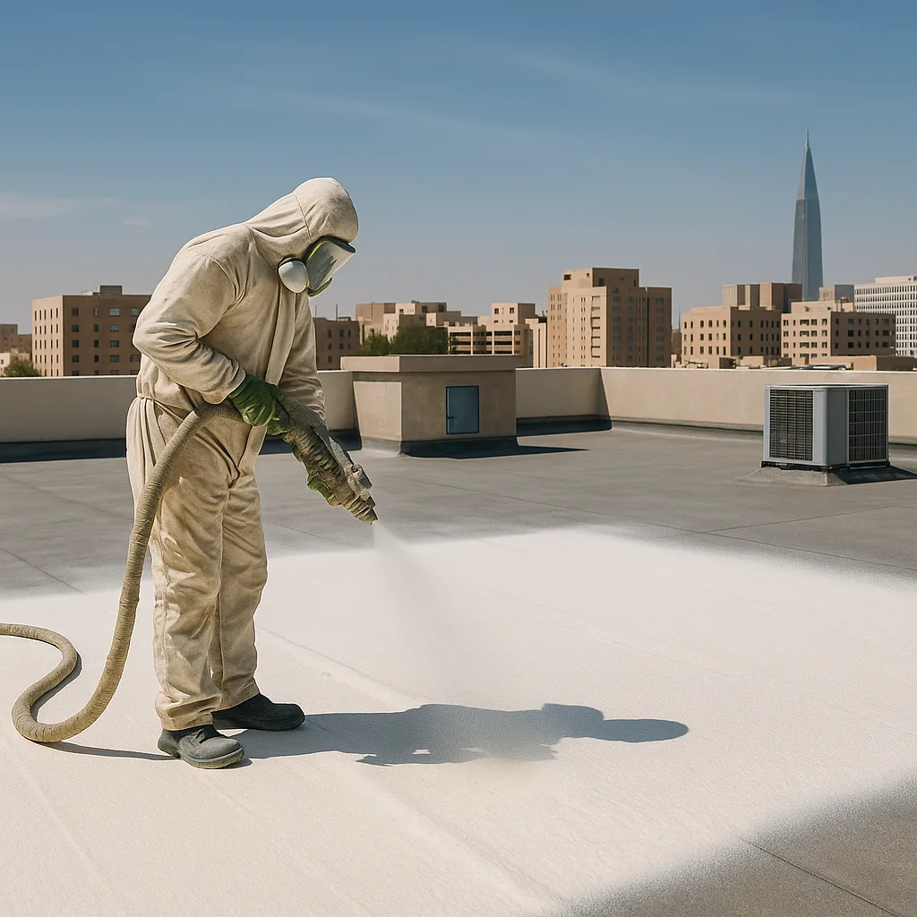 أفضل شركات العزل المعتمدة في الرياض | شركة صخرة الوادي للعزل المائي والحراري